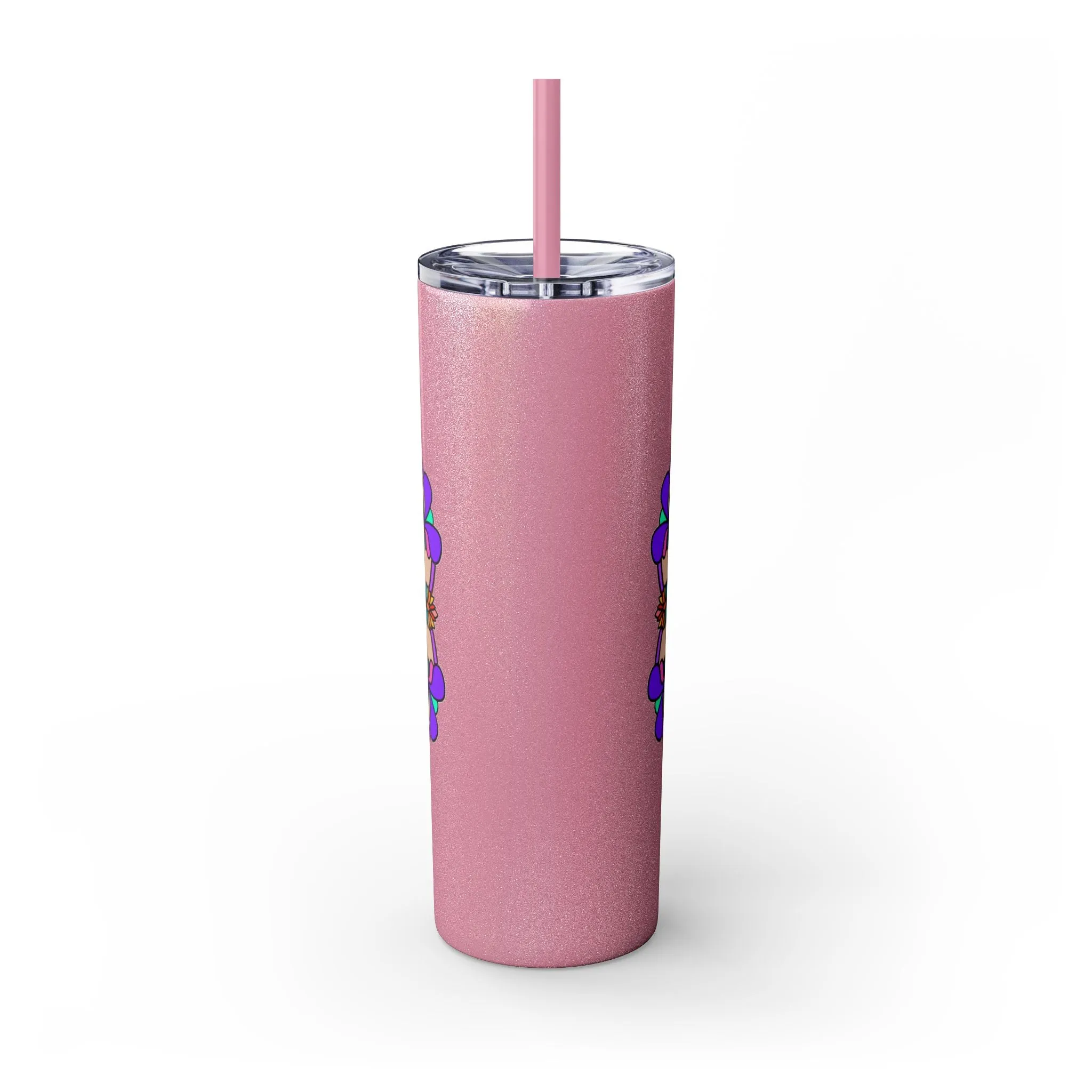 Hand-drawn Mandala Design 20oz Skinny Tumbler - Hot/Cold - BPA-Free