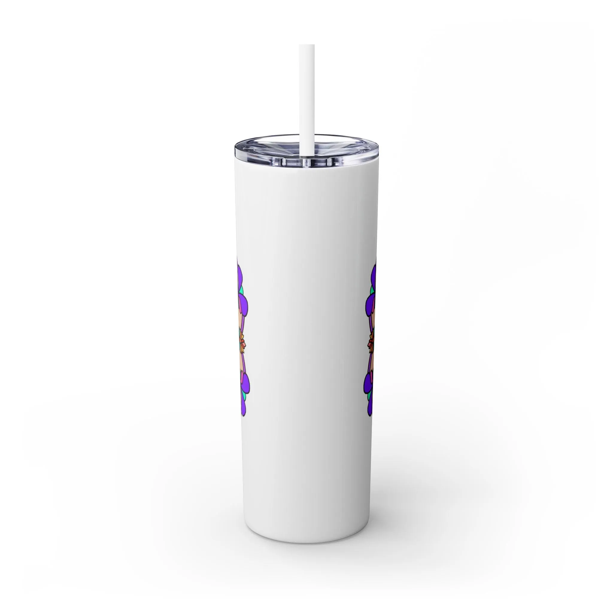 Hand-drawn Mandala Design 20oz Skinny Tumbler - Hot/Cold - BPA-Free