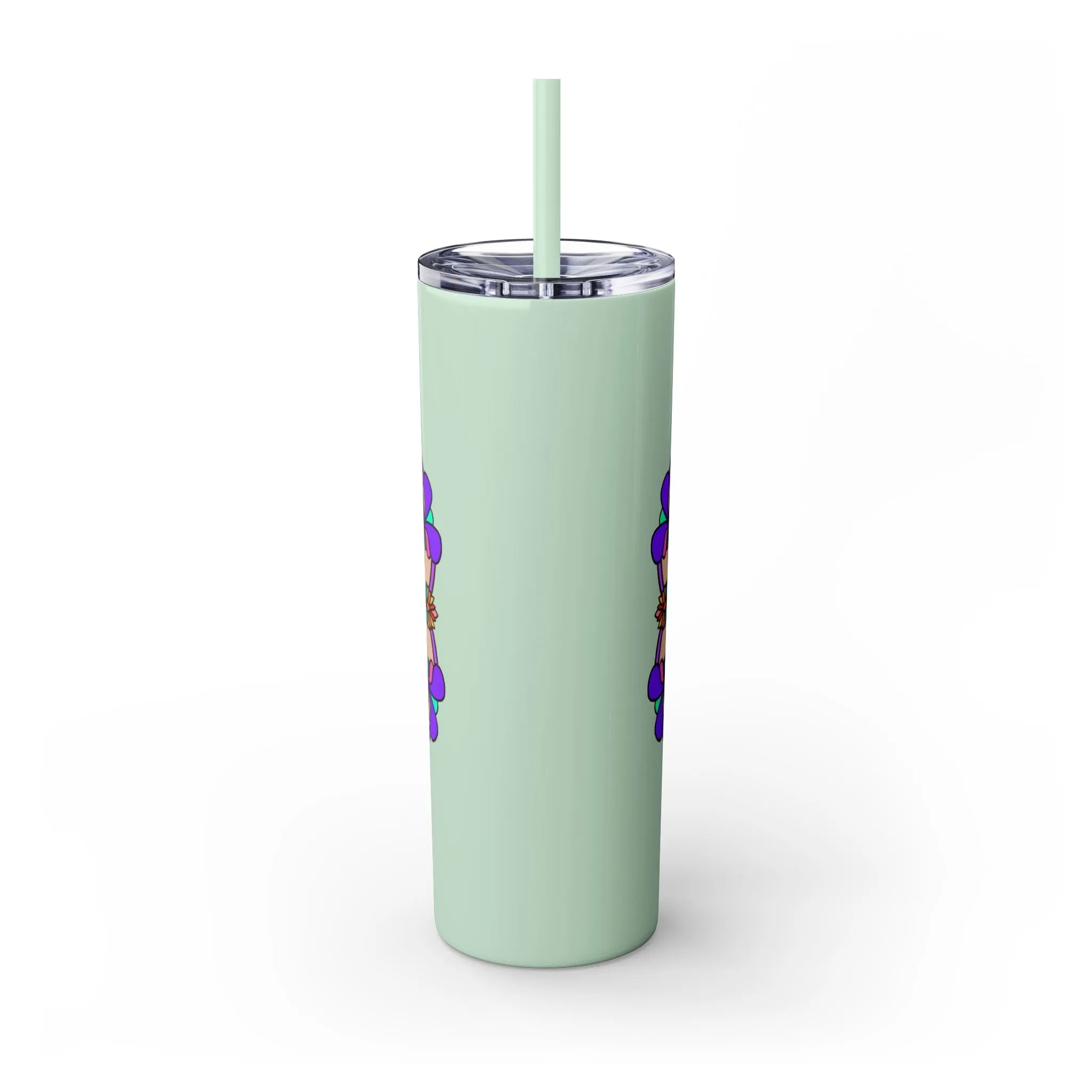 Hand-drawn Mandala Design 20oz Skinny Tumbler - Hot/Cold - BPA-Free