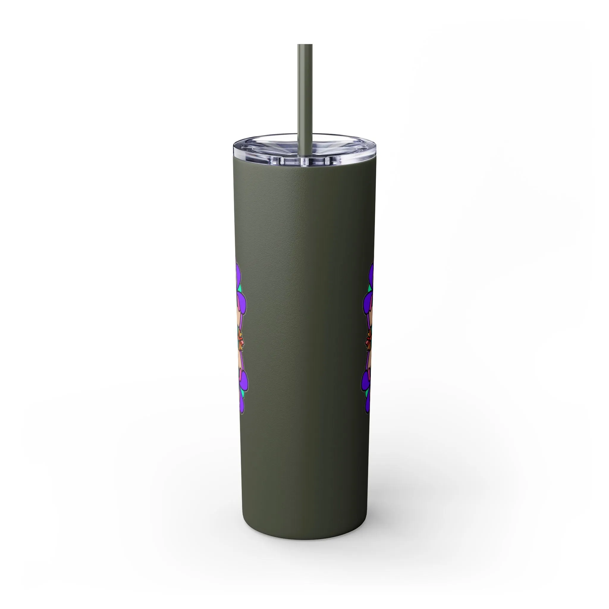Hand-drawn Mandala Design 20oz Skinny Tumbler - Hot/Cold - BPA-Free