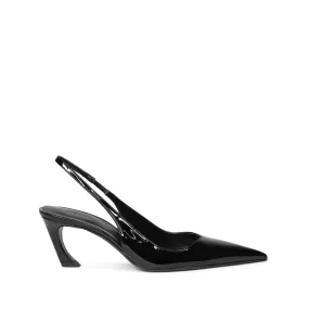 Lexi Sling Mid Patent Leather Pump