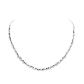 Mixed Shape Diamond Tennis Necklace