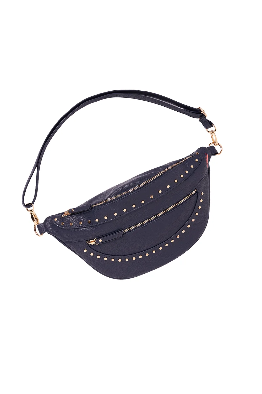 Navy Studded Bum Bag