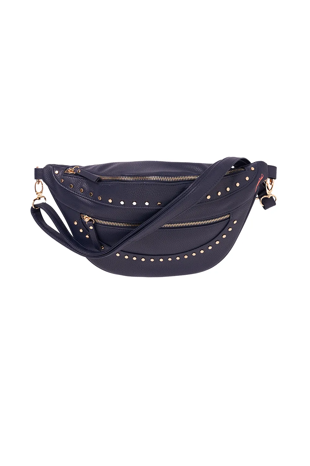 Navy Studded Bum Bag