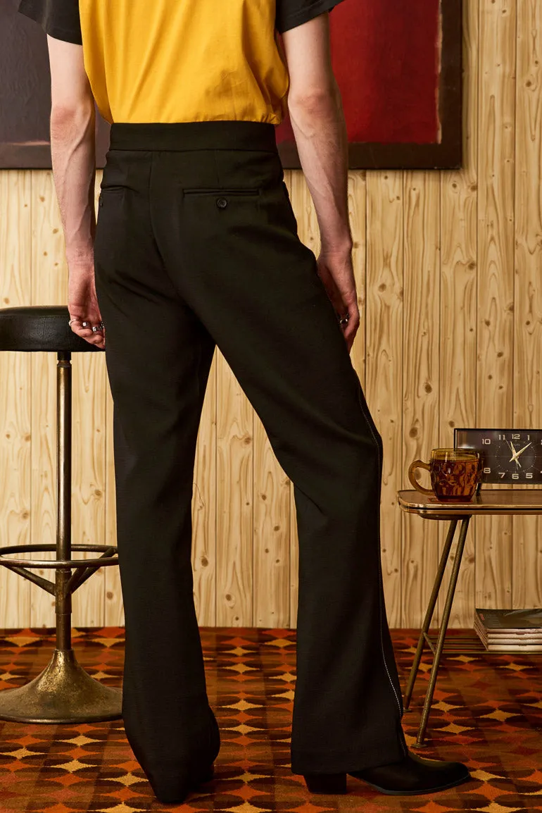 Paint It Black White Contrast Trousers - SSA471 - 34W 32L