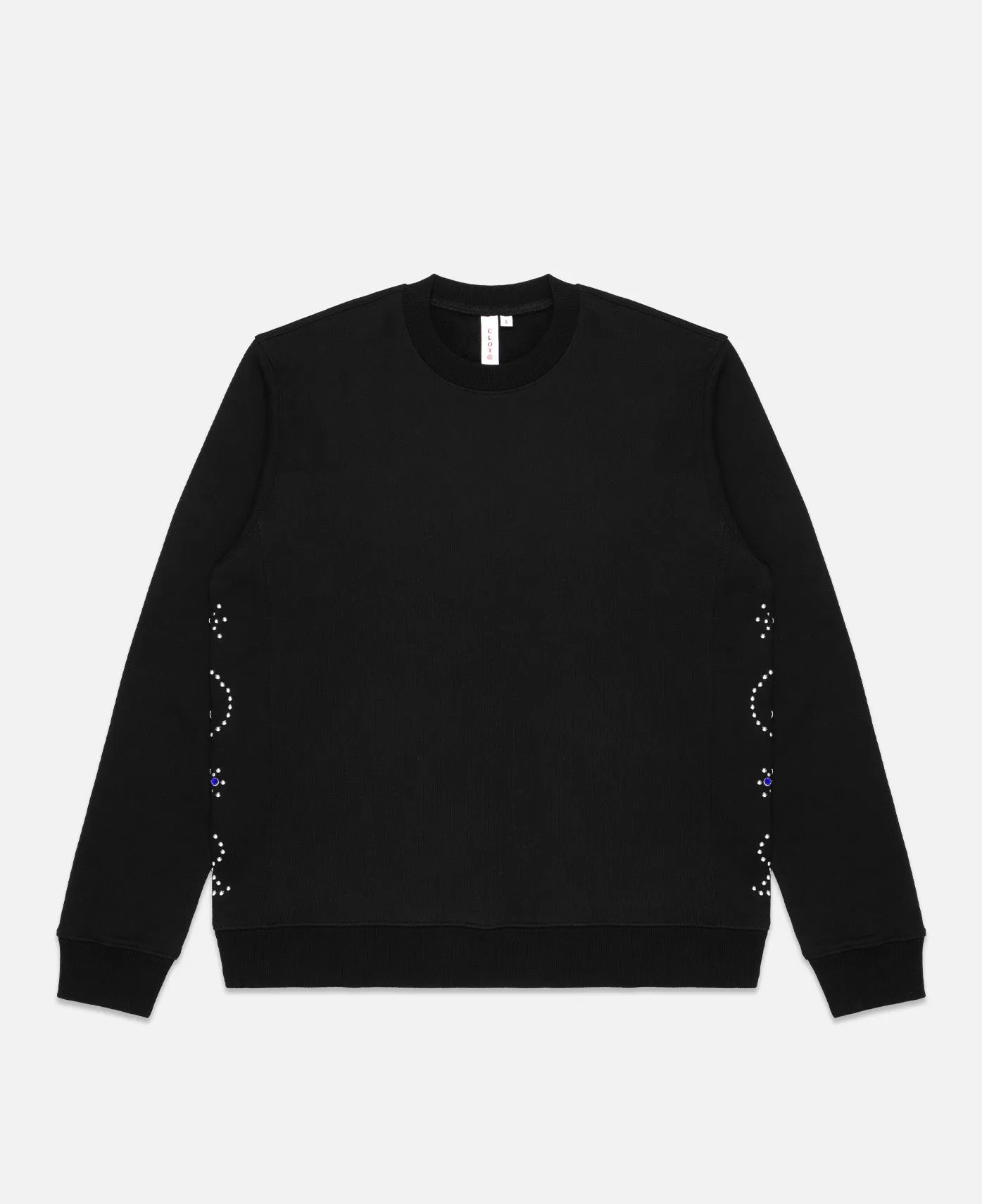 Paisley Studded Sweatshirt (Black)