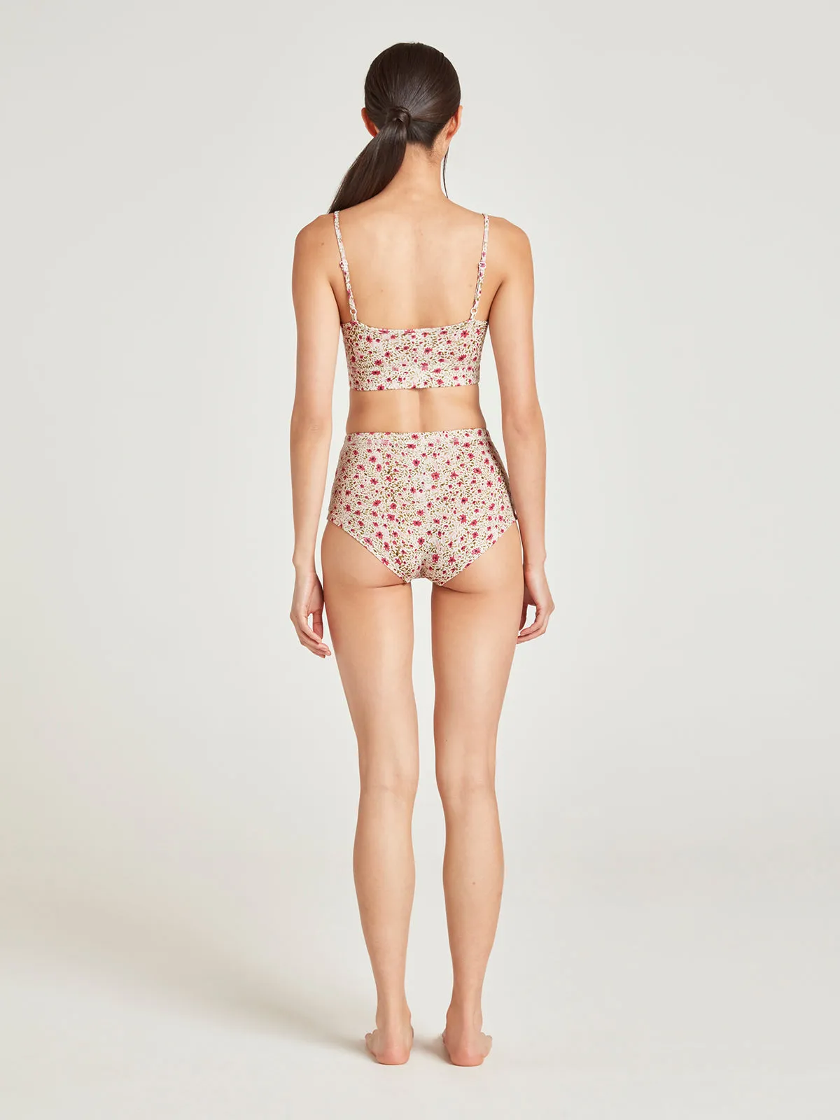 Patellie Bamboo Bralette - Stone White