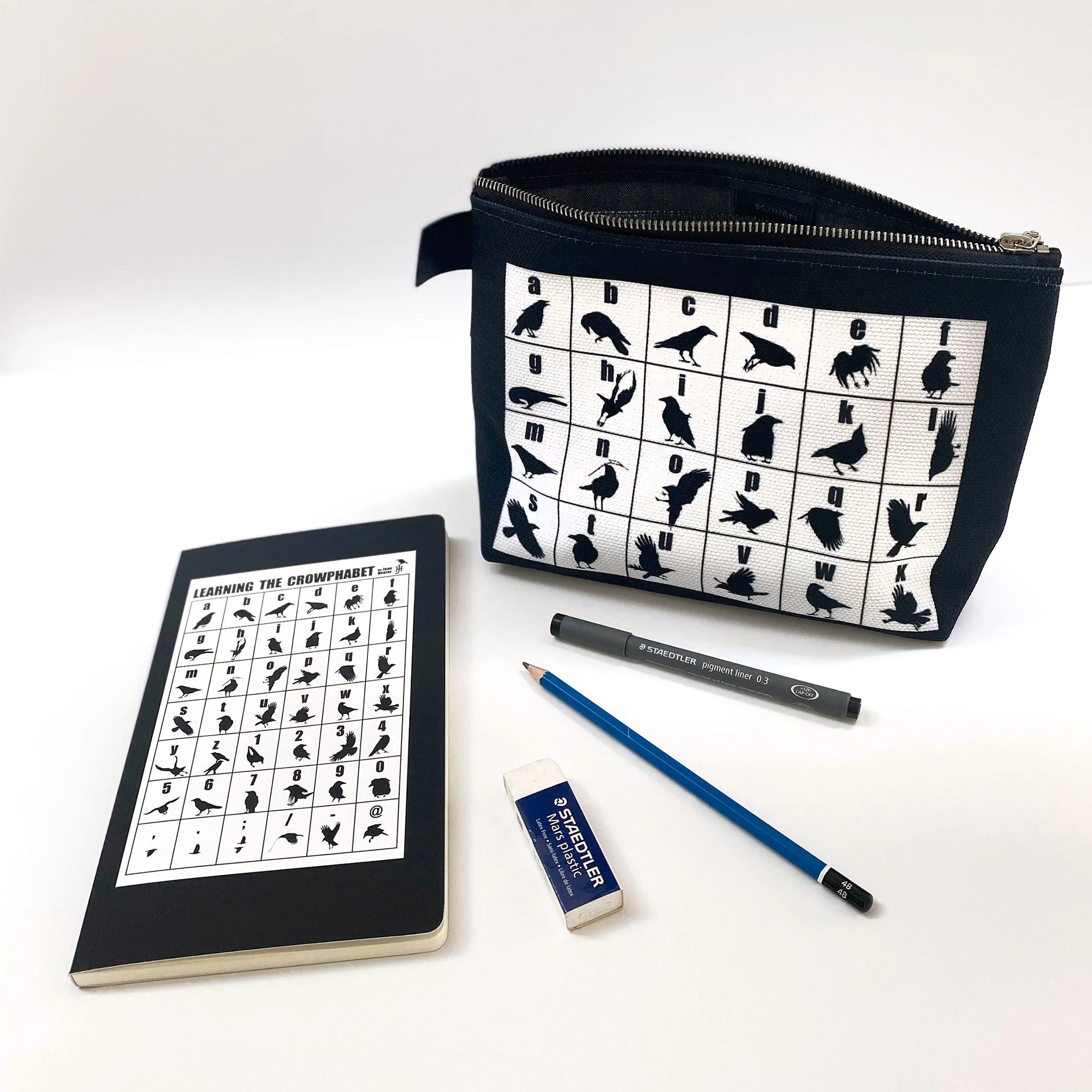 QUOTH THE RAVEN — Kit Bag / Make Up Bag