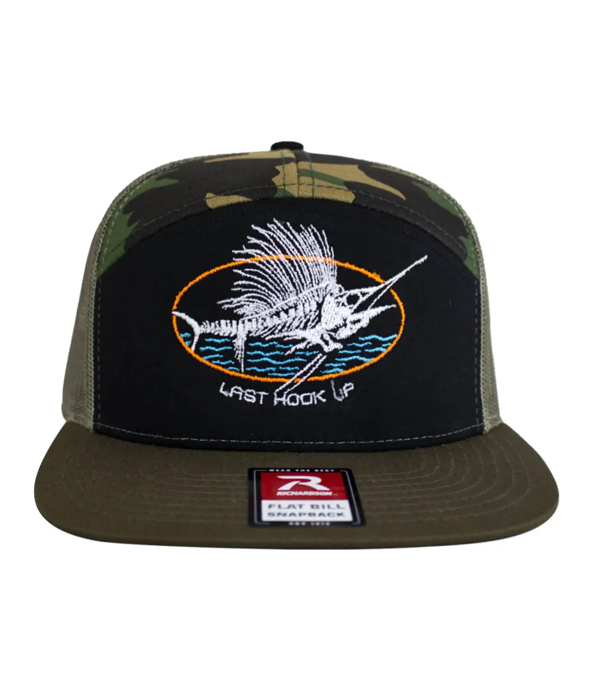 "Last Hook Up" 7 Panel Trucker Snapback Hat For Men And Women