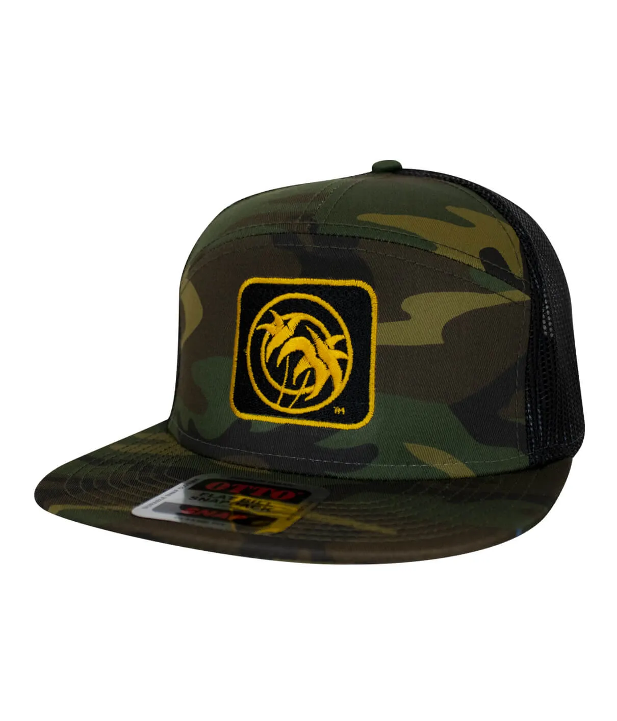 "Palm Box" OTTO Unisex 7 Panel Trucker Hat