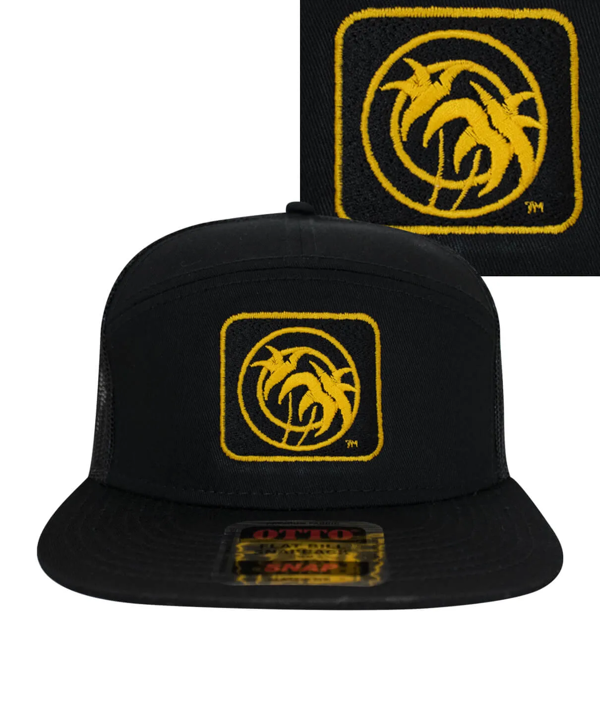 "Palm Box" OTTO Unisex 7 Panel Trucker Hat