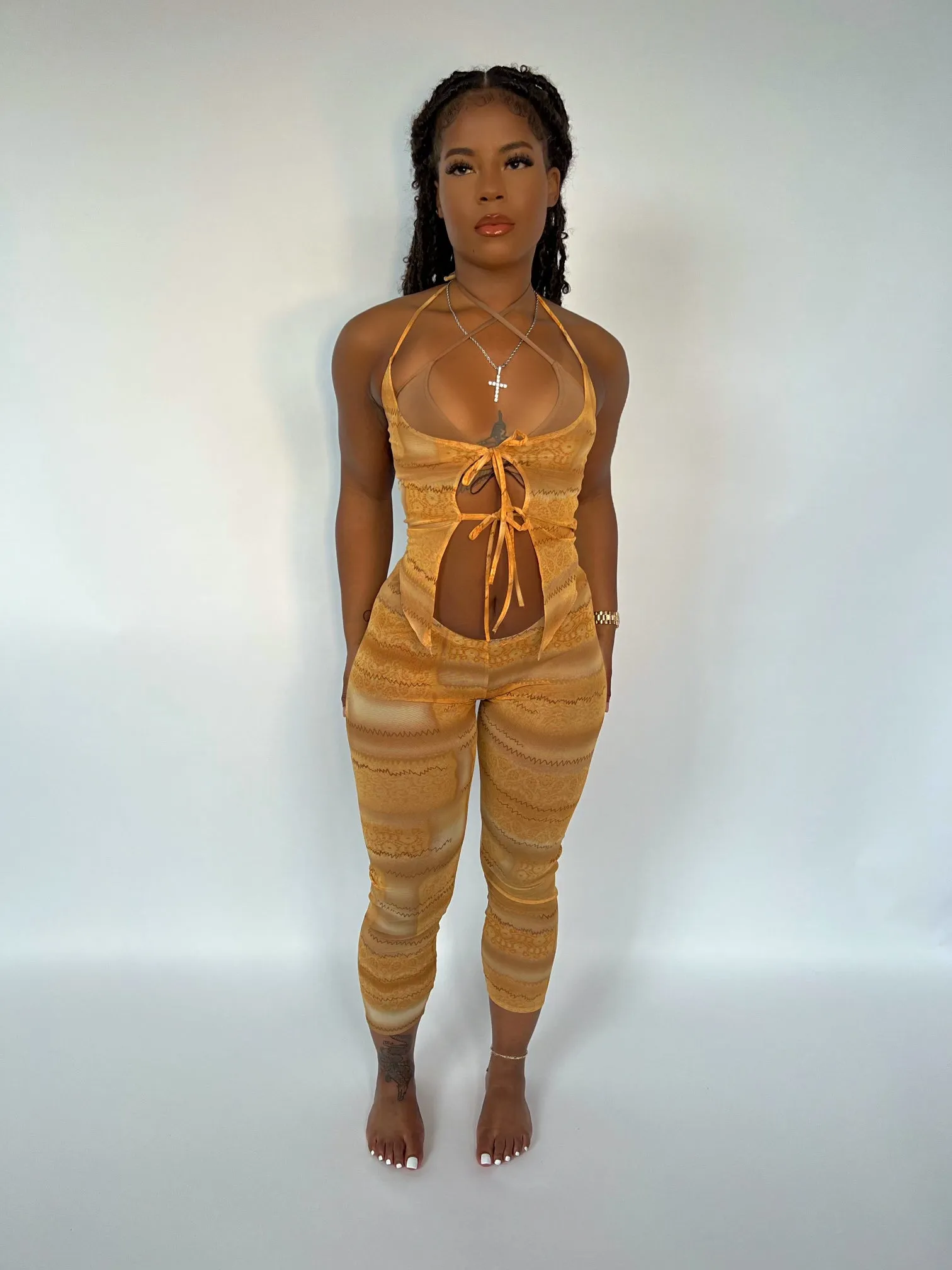Sunseeker 90's Vintage Mesh Legging (Handmade Collection)