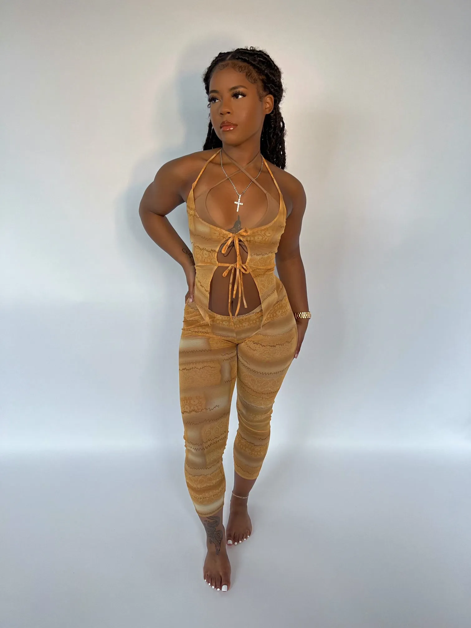 Sunseeker 90's Vintage Mesh Legging (Handmade Collection)