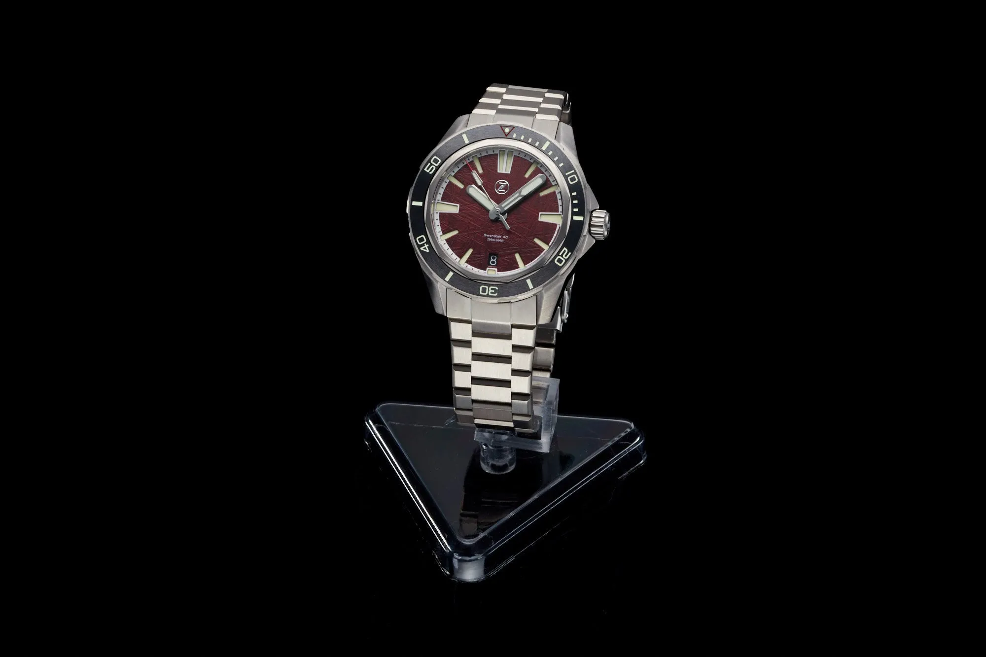 Swordfish 40mm Ti 'Blood Moon' Meteorite