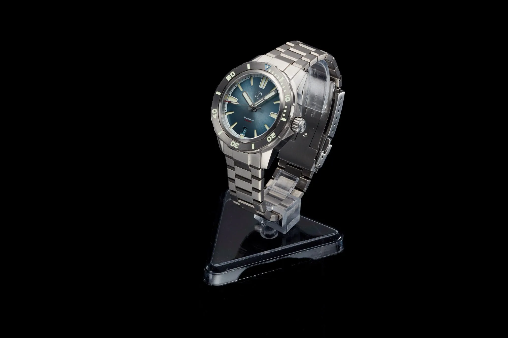 Swordfish 40mm Ti Slate Blue