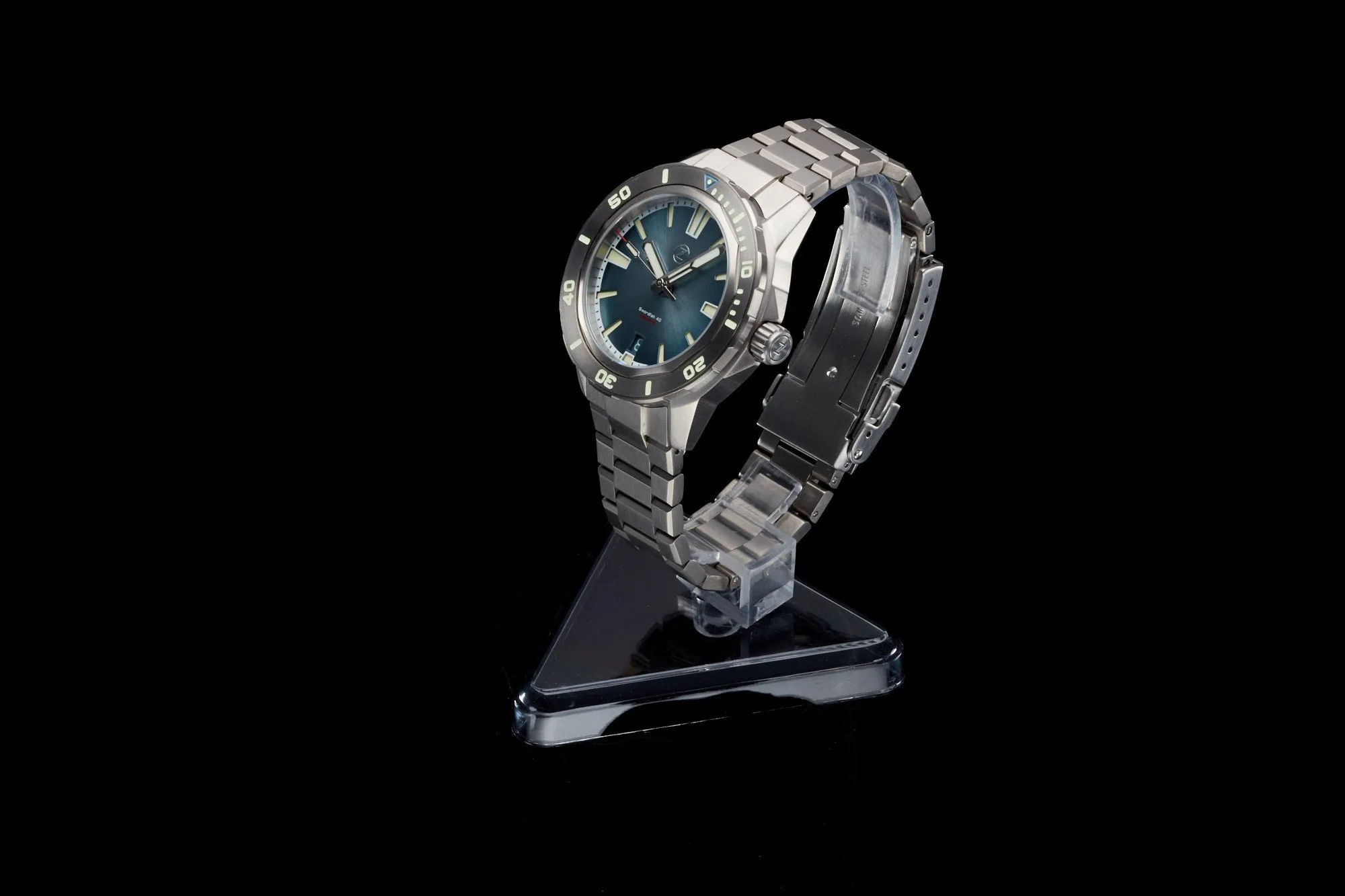 Swordfish 40mm Ti Slate Blue