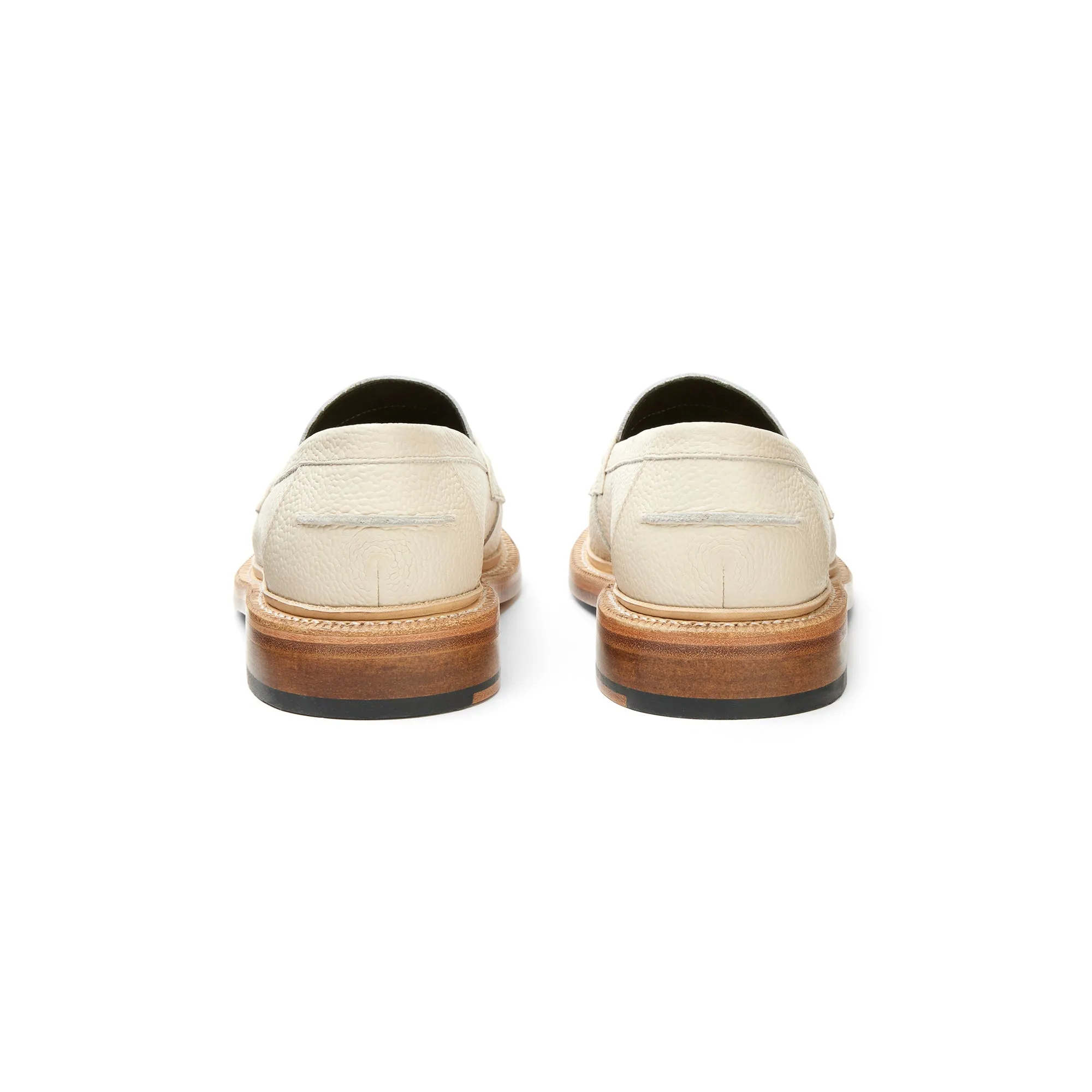 The Ellis Penny Loafer, Bamboo/White