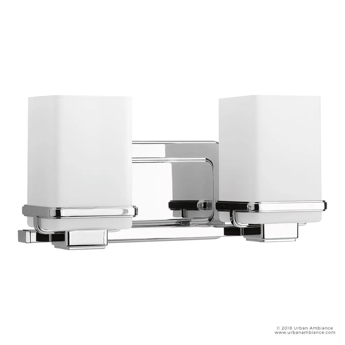 UHP2601 Transitional Bathroom Vanity Light, 6.5"H x 13"W, Polished Chrome Finish, Modena Collection