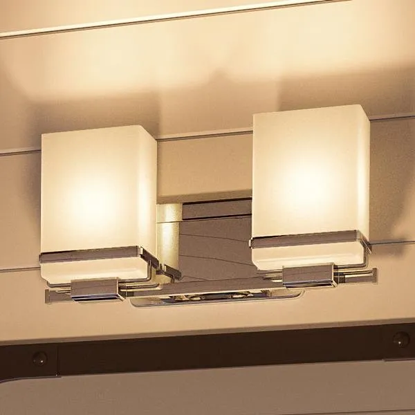 UHP2601 Transitional Bathroom Vanity Light, 6.5"H x 13"W, Polished Chrome Finish, Modena Collection