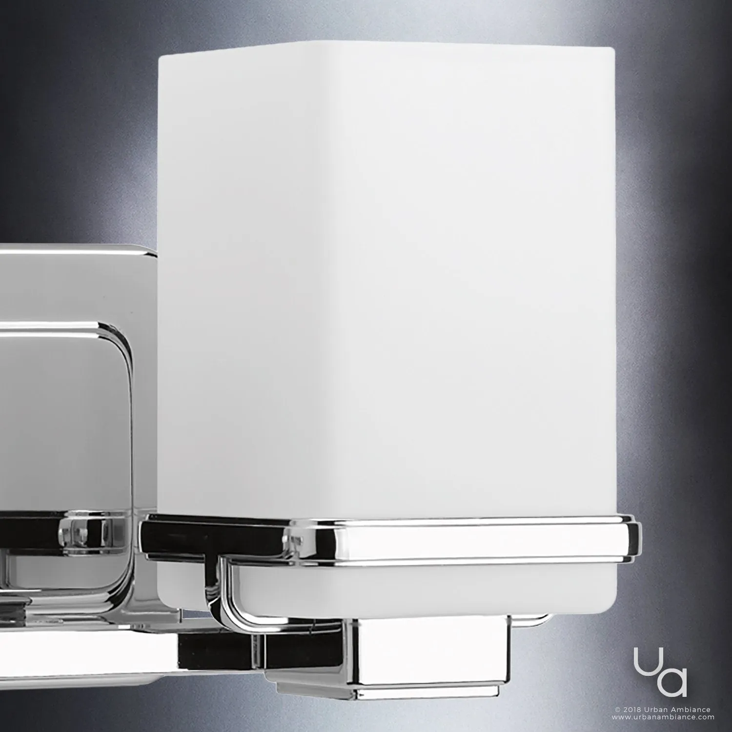 UHP2601 Transitional Bathroom Vanity Light, 6.5"H x 13"W, Polished Chrome Finish, Modena Collection