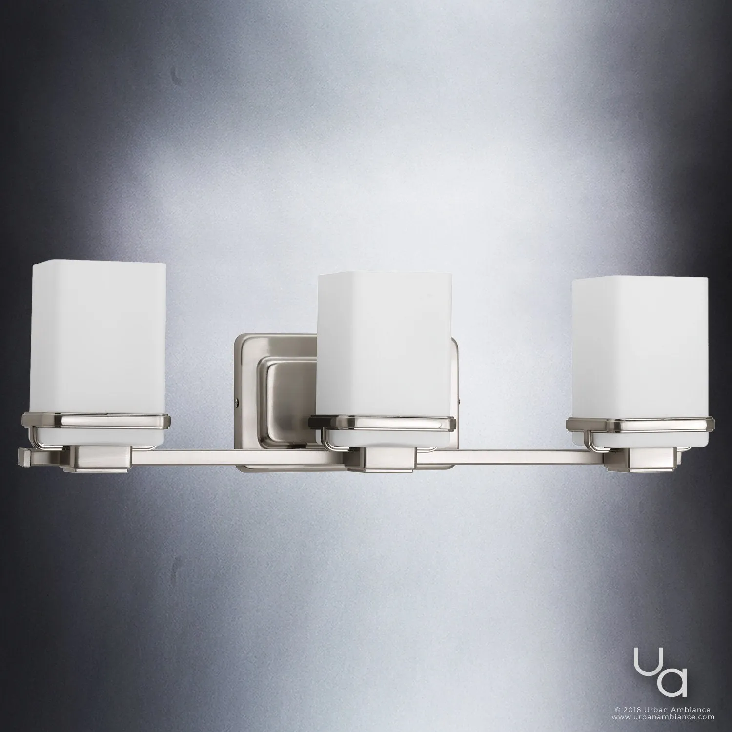 UHP2602 Transitional Bathroom Vanity Light, 6.5"H x 22.125"W, Brushed Nickel Finish, Modena Collection