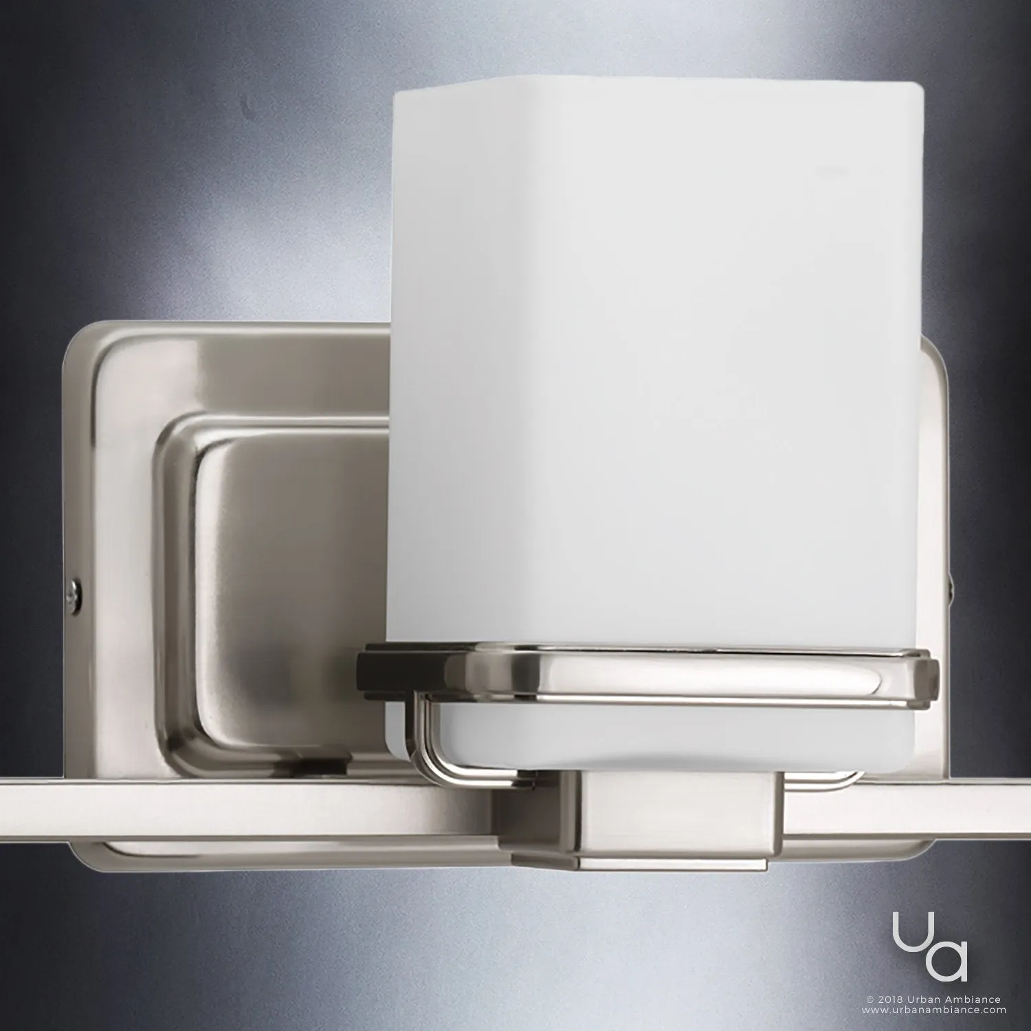 UHP2602 Transitional Bathroom Vanity Light, 6.5"H x 22.125"W, Brushed Nickel Finish, Modena Collection