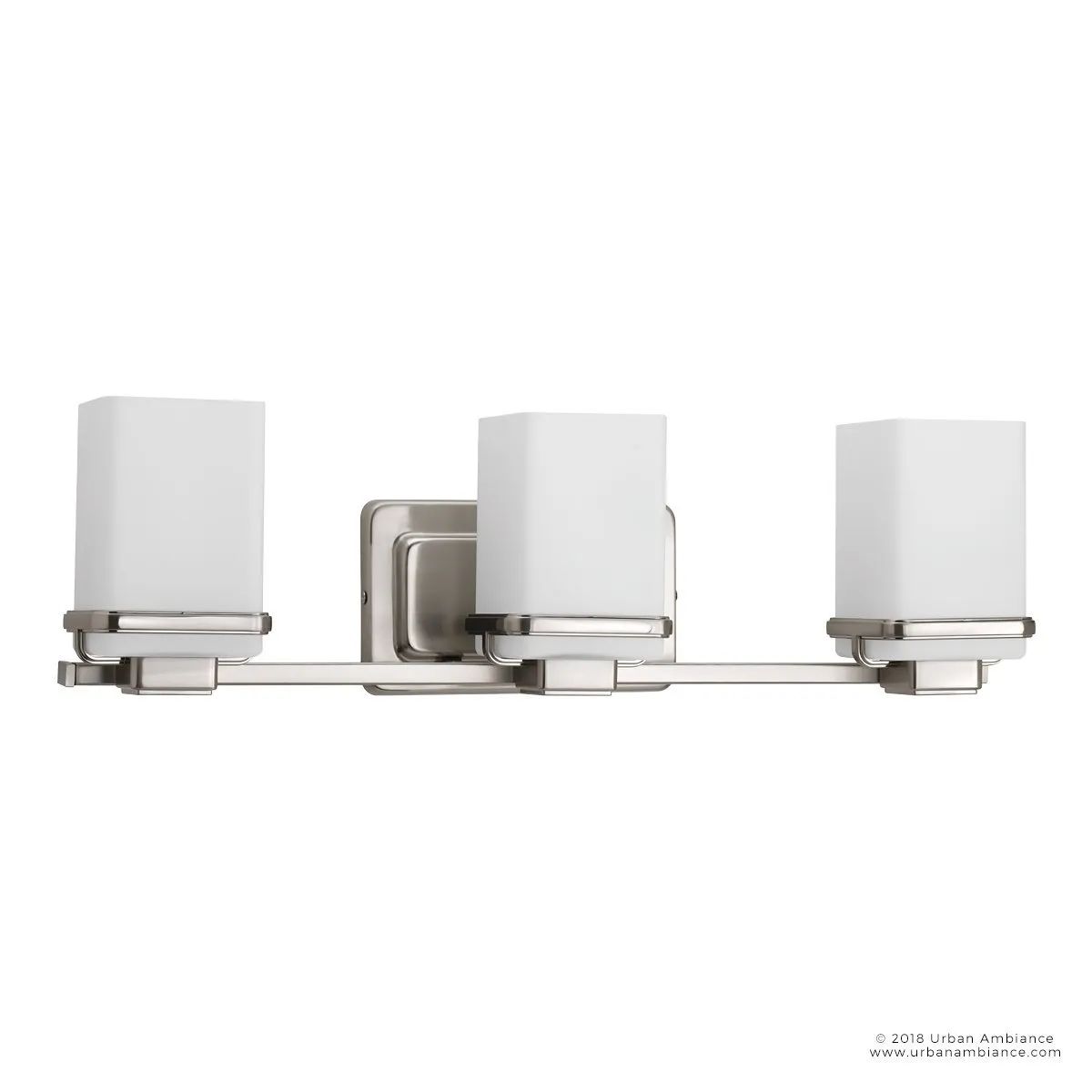 UHP2602 Transitional Bathroom Vanity Light, 6.5"H x 22.125"W, Brushed Nickel Finish, Modena Collection