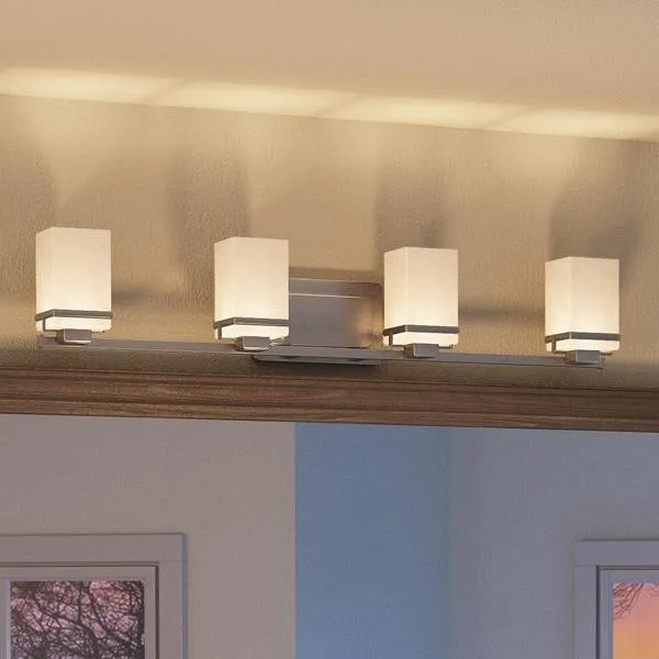 UHP2604 Transitional Bathroom Vanity Light, 6.5"H x 31.25"W, Brushed Nickel Finish, Modena Collection