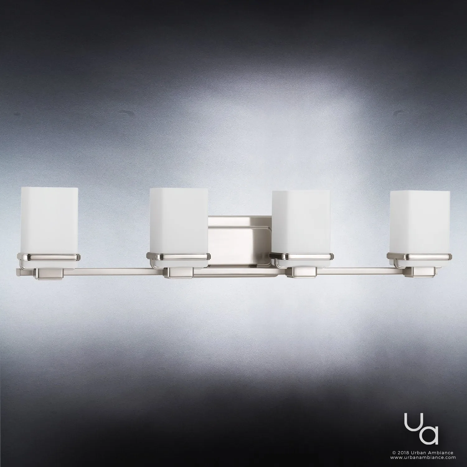 UHP2604 Transitional Bathroom Vanity Light, 6.5"H x 31.25"W, Brushed Nickel Finish, Modena Collection