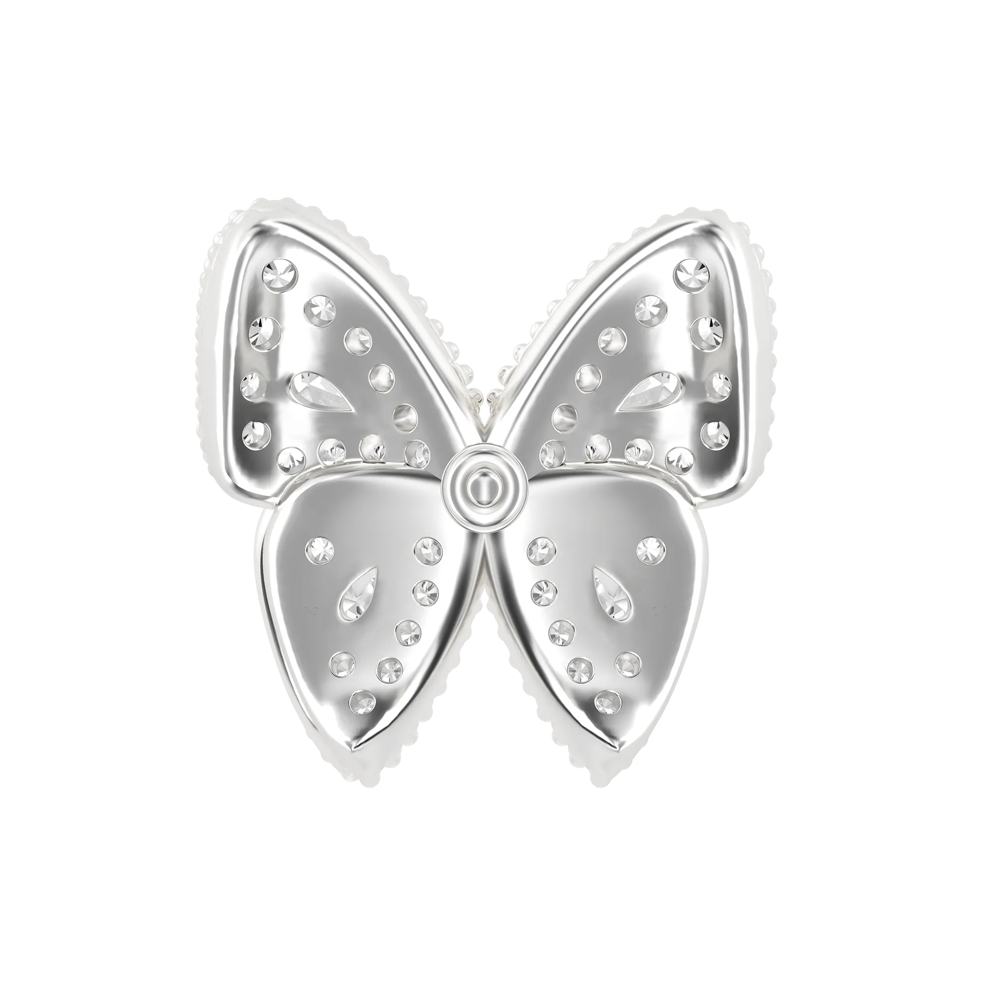 Vivid Clustered Butterfly Stud Earring - Single