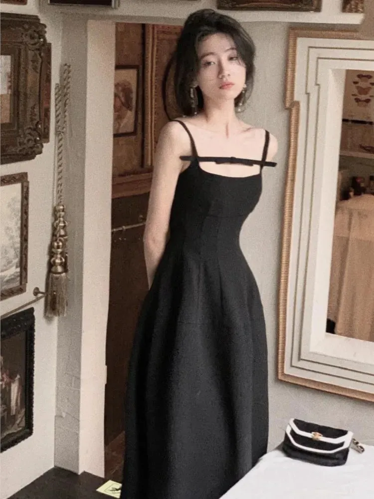 Y2K White Mini Dress – Spaghetti Strap Summer One-Piece Korean Casual Party Dress for Women